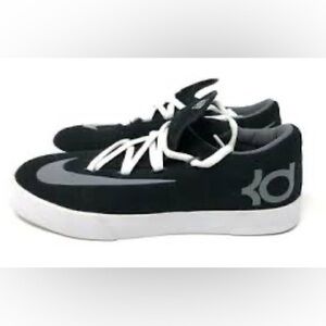 KD Vulc Black / Grey/ White Lace Up Athletic Shoes Neutral Style 642085